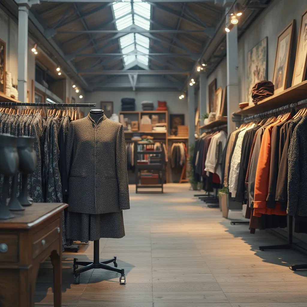 Einladender Eingangsbereich des Modegeschäfts Uveiticryj GmbH